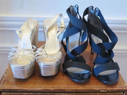 Sergio ROSSI
Lot comprenant 2 paires de sandales...