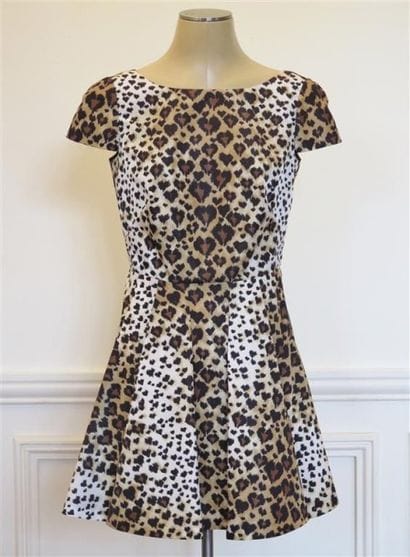 RED VALENTINO
Robe en taffetas panthère T.38...
