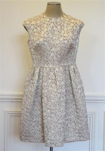 CHRISTIAN DIOR
Somptueuse robe en soie lamée...