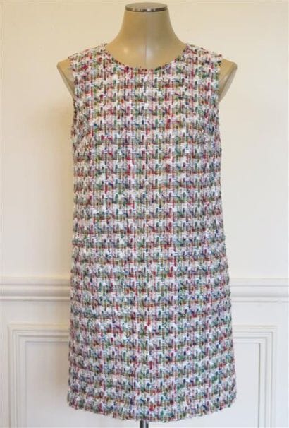 DOLCE & GABBANA
Robe en tweed de soie multicolore,...