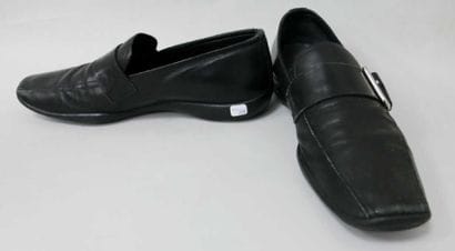 Prada homme
Paire de mocassin à boucle en...