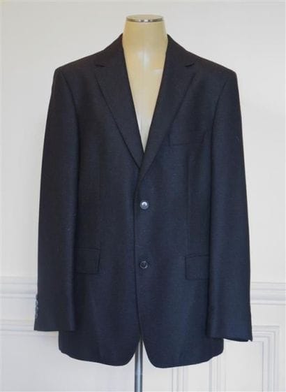 BOSS
Veste non doublée en lainage bleu marine...