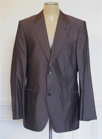 BOSS
Veste en coton et soie marron T.50 état...
