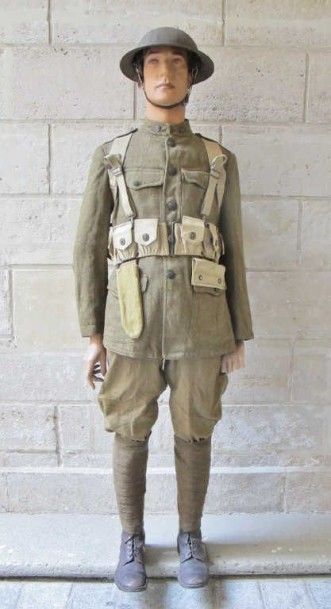 Mannequin d'un soldat d'infanterie, armée...