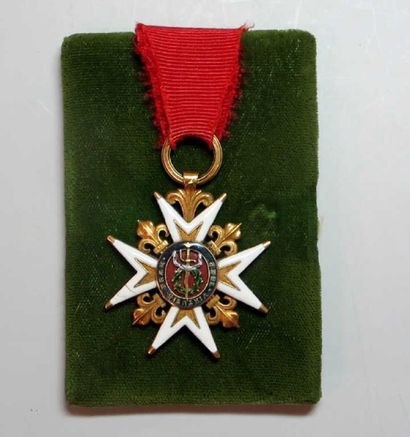Croix de Saint Louis en or. Epoque Restauration....