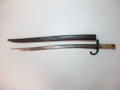 Baïonnette Chassepot modèle 1866