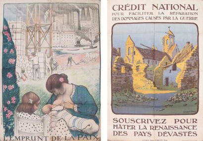 Lot de 2 affiches. Duval CONSTANT. Crédit...