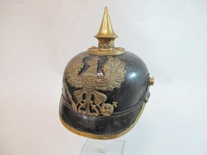 Casque à pointe modèle 1895 pour la Prusse...