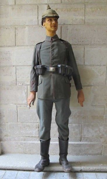 Mannequin d'un fantassin allemand (Prusse)...
