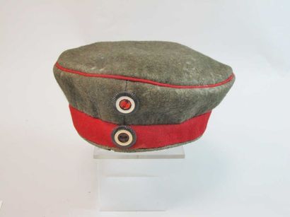 Bonnet de police Feldgrau troupe aux couleurs...