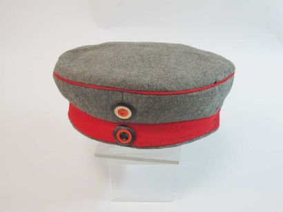 Bonnet de Police modèle 1915 Feldgrau. Cocarde...