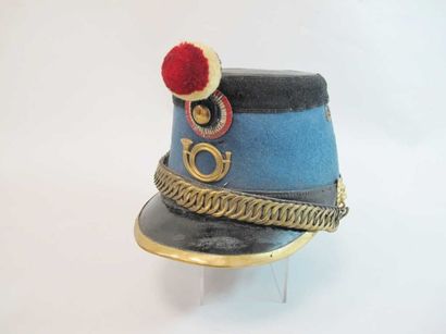 Shako troupe modèle 1873 pour les chasseurs...