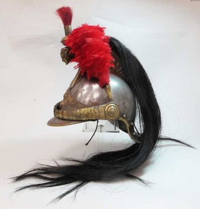 Casque de troupe pour Cuirassier modèle 1872....
