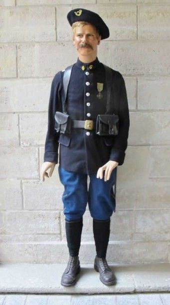 Mannequin d'un Chasseur à pied du 6ème Régiment,...