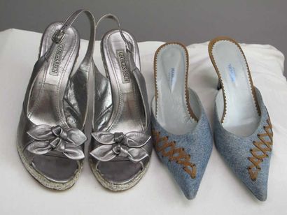 Georges Rech. Lot de 2 paires de chaussures...