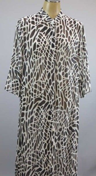 Marina Rinaldi. Manteau mousseline, imprimés...