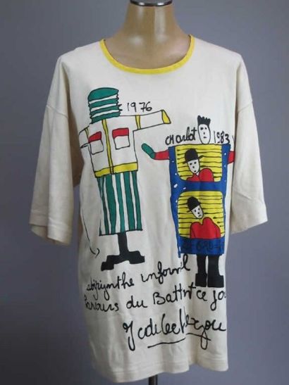 Jean-Charles de Castelbaljac. Tunique jersey...