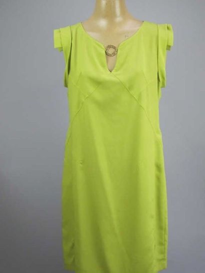 Exaltation. Robe fluide vert anis, taille...