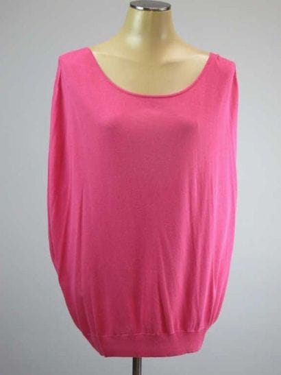 Essentiel. Pull en coton et soie sans manches,...