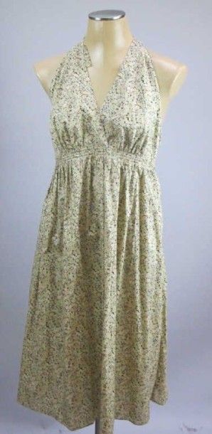 Joseph. Robe dos nu en coton liberty, taille...