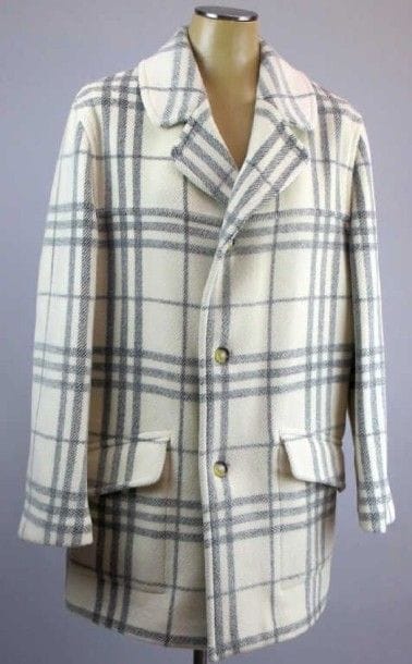 Burberry's. Caban homme non doublé en lainage...