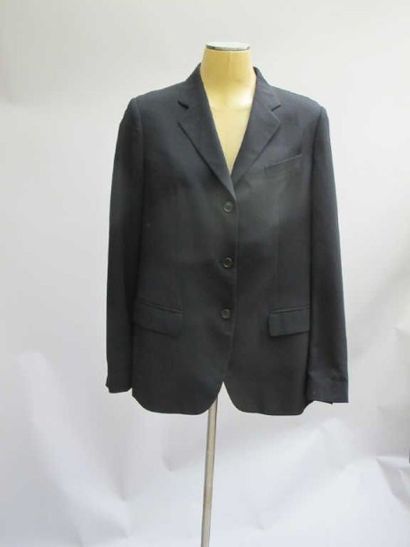Helmunt Lang. Veste noire, forme droite,...