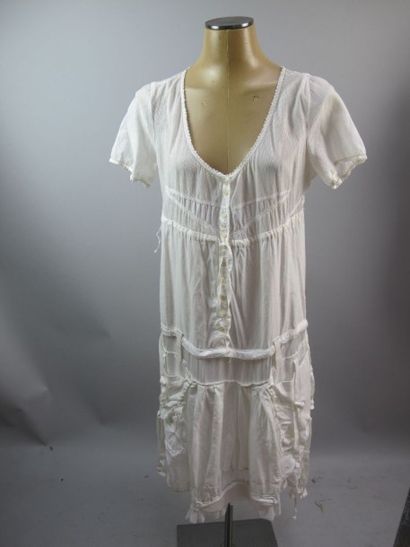 Marithé et François Girbaud, Robe en coton...