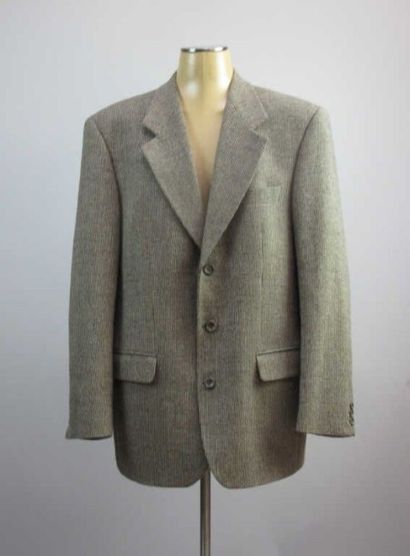 Balmain. Blazer chevrons marron .Taille 50/52....