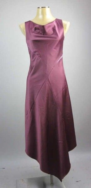 KENZO JUNGLE..Robe longue asymétrique en...