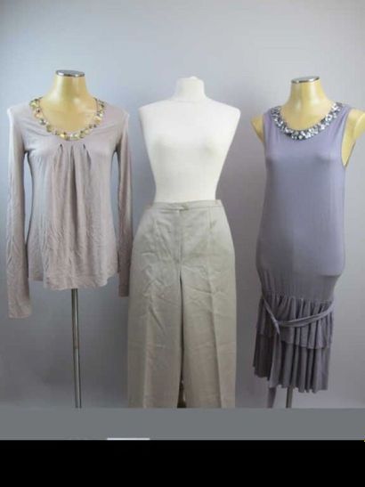 Lot comprenant une robe Max&Co stretch de...