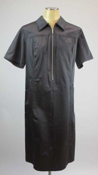Marina Rinaldi. Robe satin noire manches...