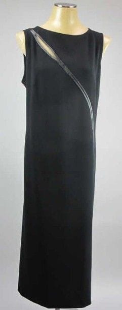 Marina Rinaldi. Robe longue fluide noire...