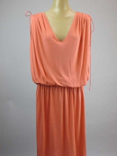 Georges Rech. Robe fluide sans manches, couleur...