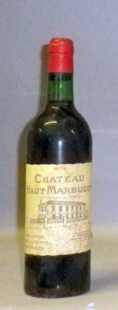 1 Bouteille CHÂTEAU HAUT MARBUZET 1979 -...