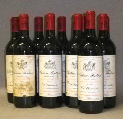 10 Bouteilles CHÂTEAU MONTROSE 1991 - St....