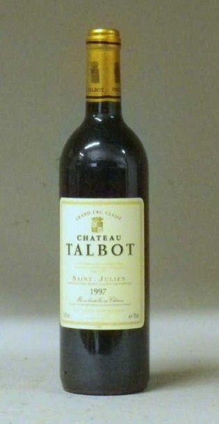1 Bouteille CHÂTEAU TALBOT 1997 - St. Ju...