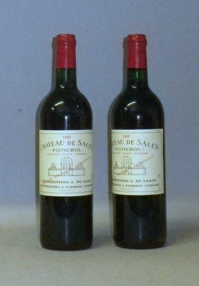 2 Bouteilles CHÂTEAU DE SALES 1997 - Pom...