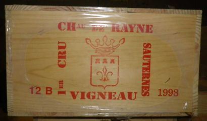 12 Bouteilles CHÂTEAU RAYNE VIGNEAU 1998...