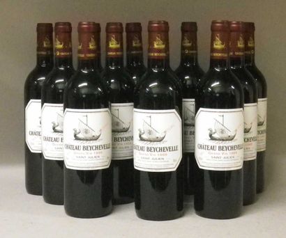 12 Bouteilles CHÂTEAU BEYCHEVELLE 1999 -...