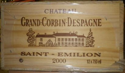 12 Bouteilles CHÂTEAU GRAND CORBIN DESPAGNE...