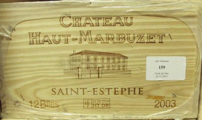 12 Bouteilles CHÂTEAU HAUT MARBUZET 2003...