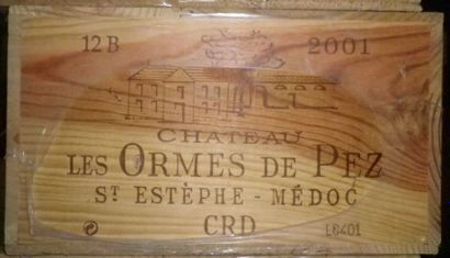 12 Bouteilles CHÂTEAU LES ORMES DE PEZ 2001...
