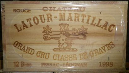 12 Bouteilles CHÂTEAU LATOUR MARTILLAC 1998...