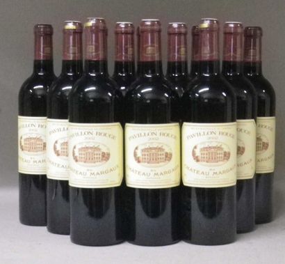 12 Bouteilles PAVILLON ROUGE DU CH. MARGAUX...