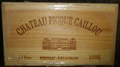 12 Bouteilles CHÂTEAU PICQUE CAILLOU 1999...