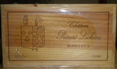 12 Bouteilles CHÂTEAU PRIEURE LICHINE 1999...