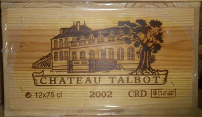12 Bouteilles CHÂTEAU TALBOT 2002 - St. Julien...