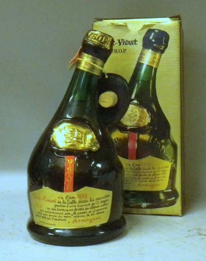 1 Bouteille ARMAGNAC - St. VIVANT - V.S.O.P....