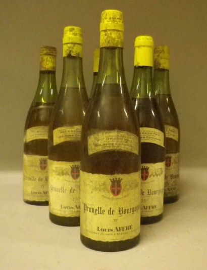 6 Bouteilles PRUNELLE DE BOURGOGNE - Louis...