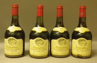 4 Bouteilles CHIROUBLES - CHÂTEAU DE JAVERNAUD...